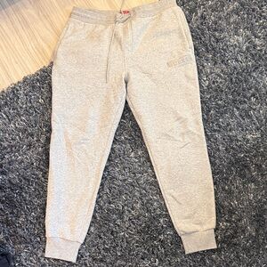 GUESS Men Light Gray Sweatpants M